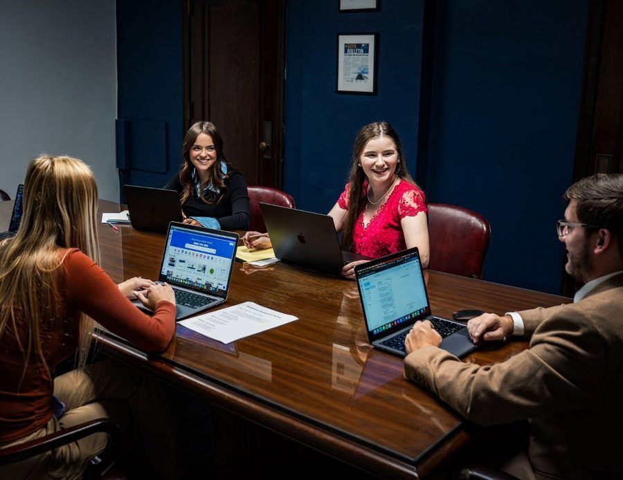 The Appalachian Marketing & Media team in a strategy meeting